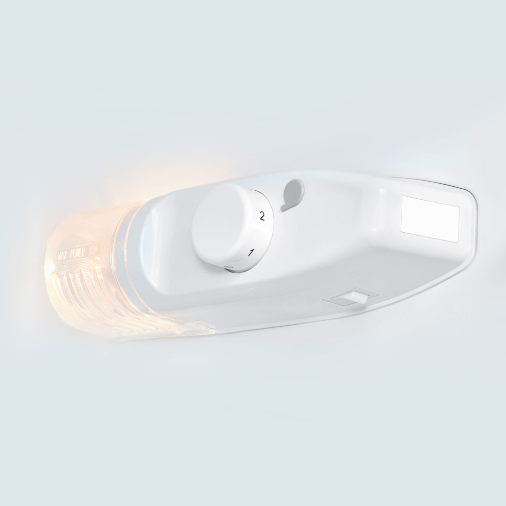 LED Light & Adjustable Temperature